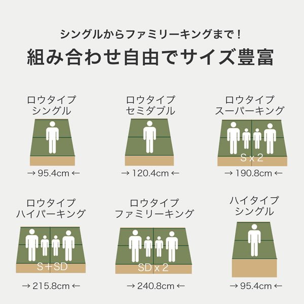 画像6: い草張り床板×PALMLOOP仕様床下収納付きベッド【Ismael】