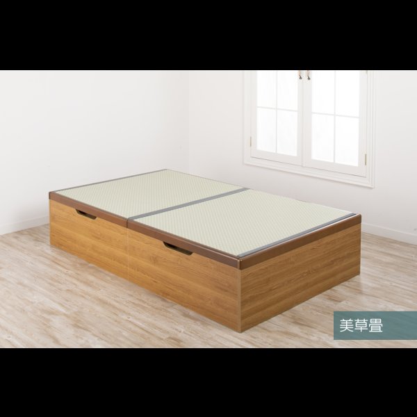 画像12: ヘッドレス仕様国産跳ね上げ式畳ベッド【昇月】選べる畳・ロングサイズも