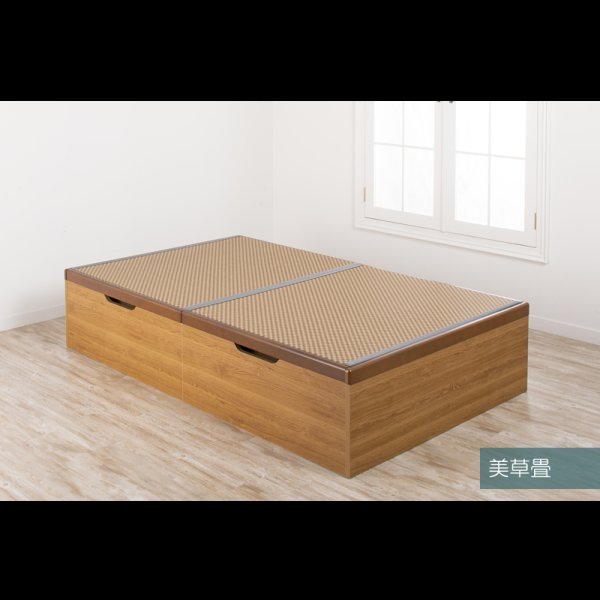 画像13: ヘッドレス仕様国産跳ね上げ式畳ベッド【昇月】選べる畳・ロングサイズも