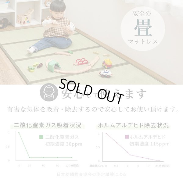 画像6: 高さ調整対応！棚コンセント畳マットレス付きすのこベッド【梗平】 シングル