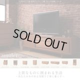 天然木チーク材北欧アンティーク風リビング収納シリーズ【amulet】アミュレット