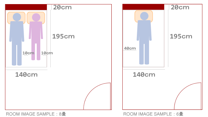 ベッドサイズの選び方 セミシングルからキングまでベッドのサイズについてお部屋の設置イメージと合わせて紹介