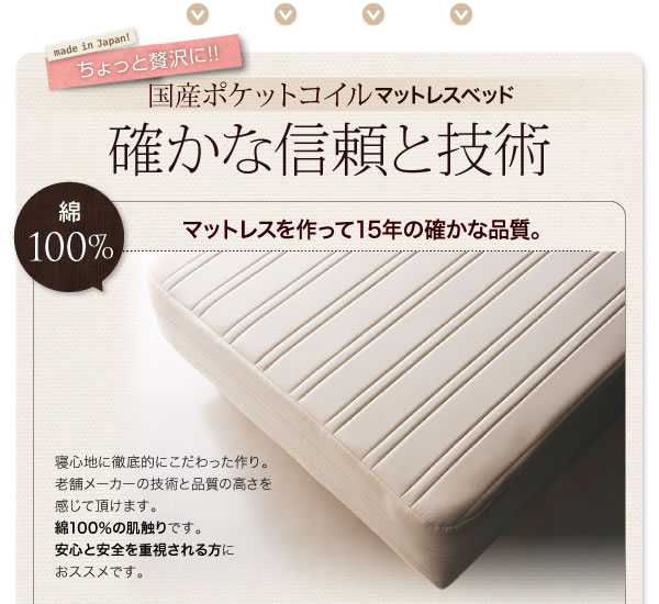20色カバーリングポケットコイル/国産ポケットコイルマットレスベッド 激安通販