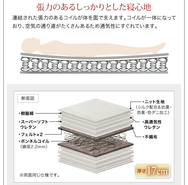 シンプルデザインショート丈脚付きマットレスボトムベッド【Manege】マネージュ を通販で激安販売