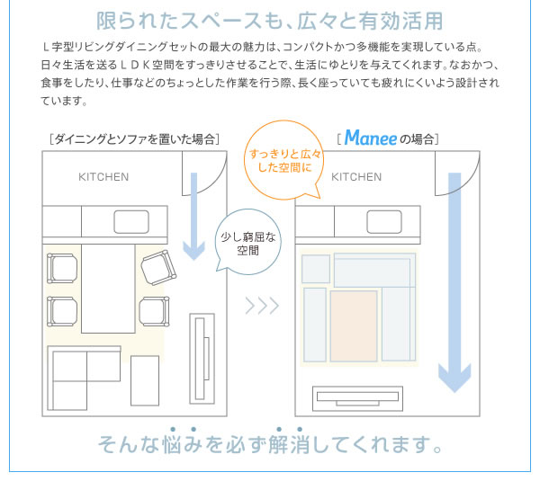 北欧デザインリビングダイニングセット【Manee】マニーを通販で激安販売