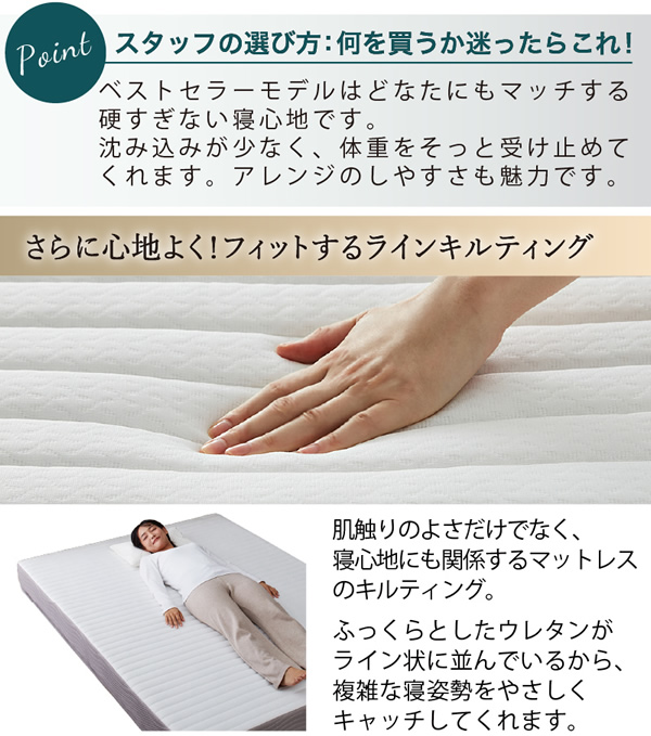 敷布団対応！無垢材すのこ仕様おしゃれ脚付きベッド【Freddie】を通販で激安販売