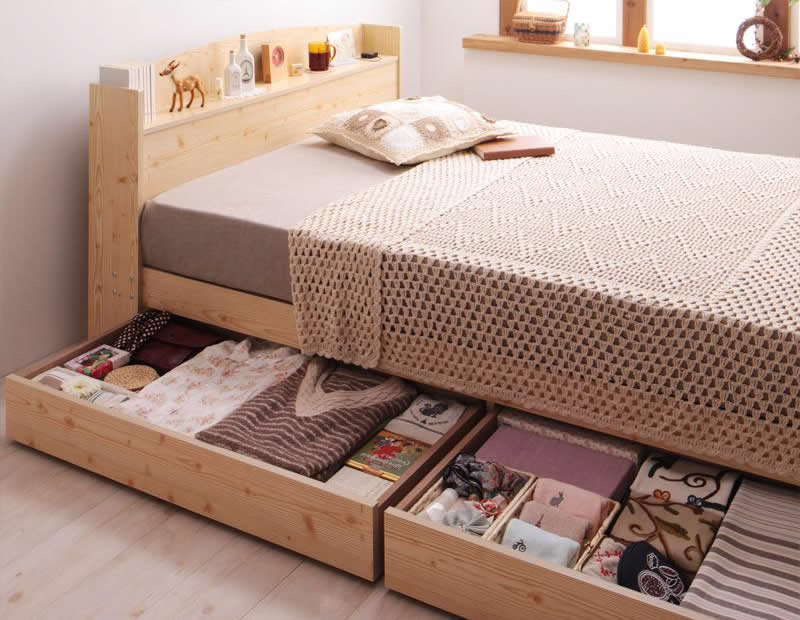 女子に人気！カントリーデザイン収納ベッド【Bonheur】ボヌールを通販 