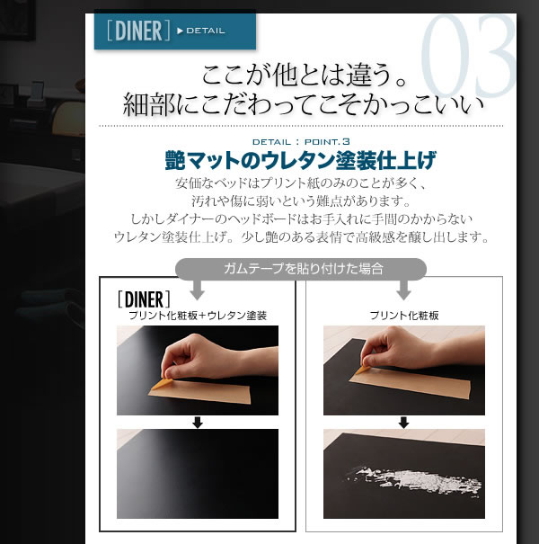 照明・コンセント付きフロアベッド【Diner】ダイナー 激安通販