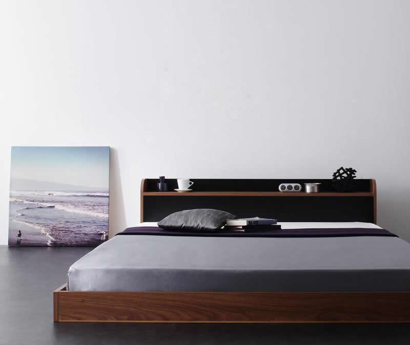 個性的でおしゃれなバイカラーデザインフロアベッドを通販で安く買うなら ベッド通販 Com にお任せ