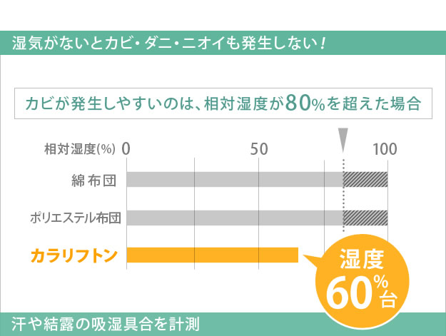 吸湿する1枚で寝られるオールインワン敷布団【カラリフトン】を通販で激安販売