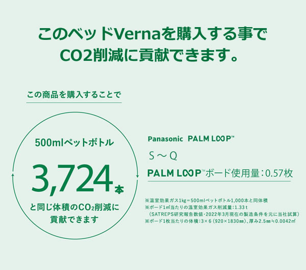 環境貢献素材採用！おしゃれな曲線美デザインローベッド【Verna】日本製を通販で激安販売