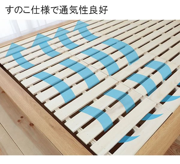 布団も使える日本製ローベッド【Zoe】ゾーイを通販で激安販売