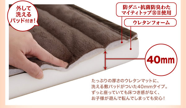 こたつに合わせるフロアコーナーソファ：防ダニ・抗菌防臭機能付マイクロファイバータイプを通販で激安販売