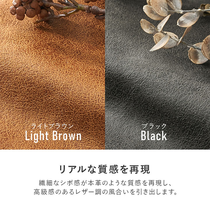 高級感のあるヴィンテージデザインレザー調ソファ【Cesare】分割タイプを通販で激安販売