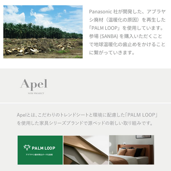 い草張り床板×PALMLOOP仕様床下収納付きベッド【Ismael】を通販で激安販売