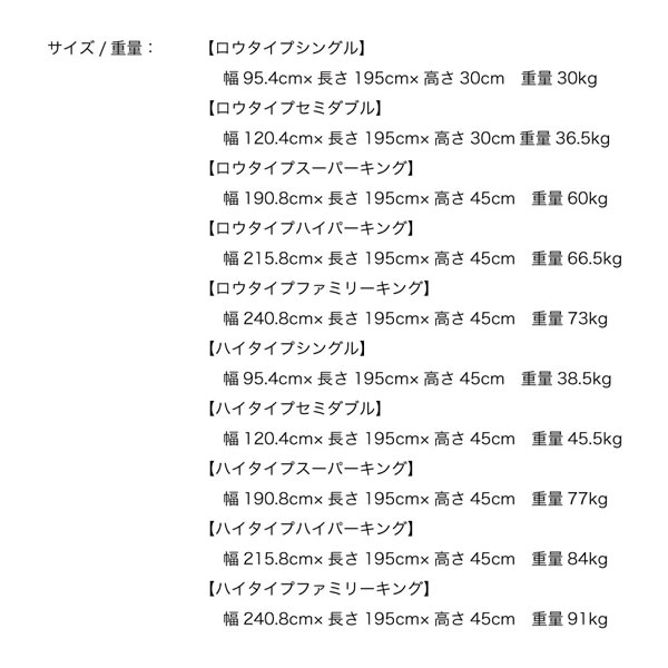 い草張り床板×PALMLOOP仕様床下収納付きベッド【Ismael】を通販で激安販売