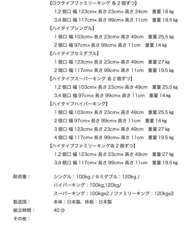 い草張り床板×PALMLOOP仕様床下収納付きベッド【Ismael】を通販で激安販売