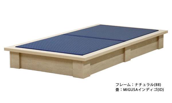 天然い草・美草畳が選べるロータイプ国産畳ベッド【紫陽花】を通販で激安販売
