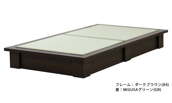 天然い草・美草畳が選べるロータイプ国産畳ベッド【紫陽花】を通販で激安販売