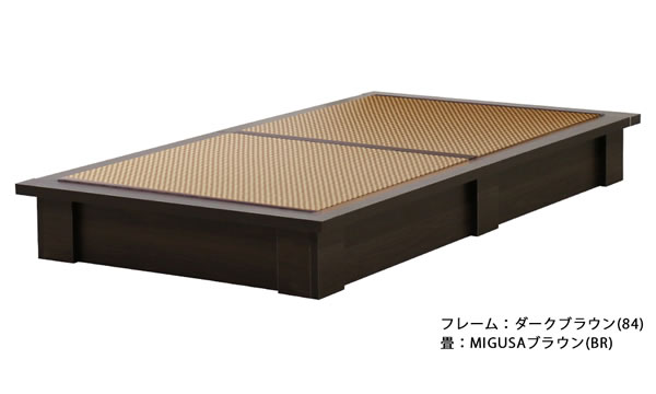 天然い草・美草畳が選べるロータイプ国産畳ベッド【紫陽花】を通販で激安販売