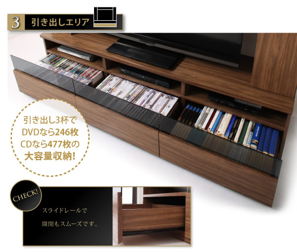 60型対応ハイタイプTVボード three score スリースコアを通販で激安販売