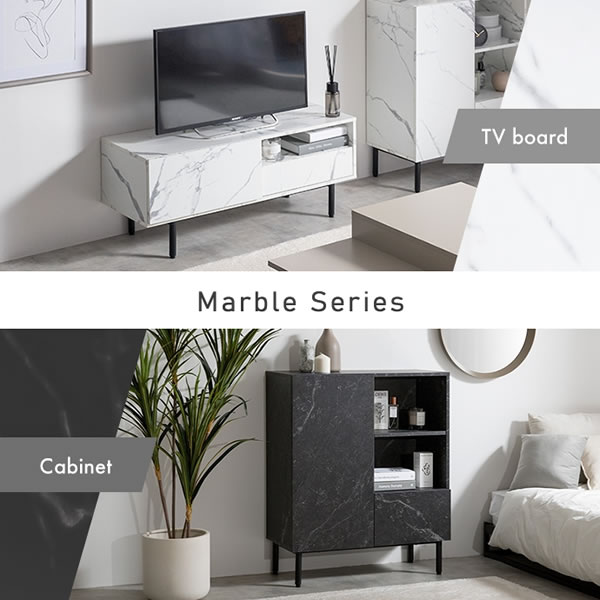 大理石柄デザインテレビボード【Marble】を通販で激安販売