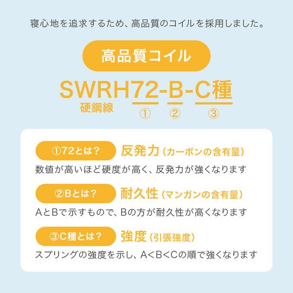 画像12: ショートセミシングルからダブルまで！コスパ抜群ボンネルコイルマットレス (12)