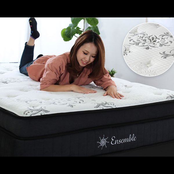 画像9: ダブルクッション仕様で寝心地抜群！ホテル仕様ポケットコイルマットレス【Ensemble】 (9)