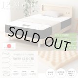 画像: 高反発プロファイルウレタン入り抗菌・防臭・防ダニ日本製ポケットコイルマットレス