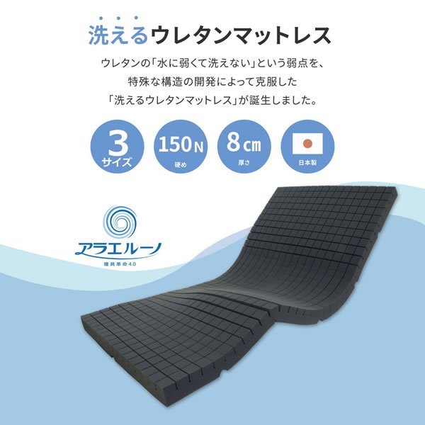 画像3: コインランドリーで洗えるマットレス！アラエルーノ (3)
