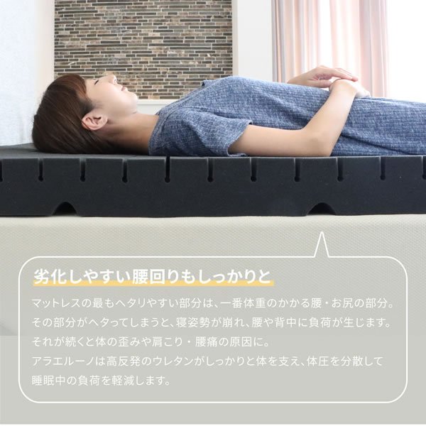 画像6: コインランドリーで洗えるマットレス！アラエルーノ (6)