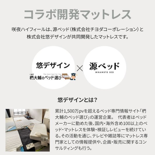 画像5: 超高弾性・超高密度・高反発ウレタンマットレス【咲夜ハイフィール】 (5)