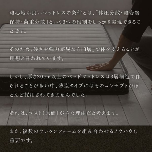 画像7: 超高弾性・超高密度・高反発ウレタンマットレス【咲夜ハイフィール】 (7)