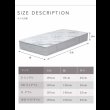 画像10: プロファイルウレタン入り極厚25cmポケットコイルマットレス【Comfort】 (10)