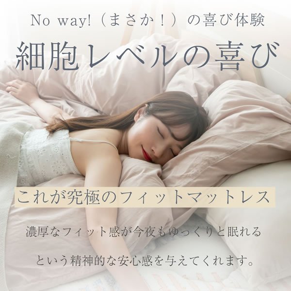 画像4: 最上級の寝心地！日本製ピロートップ付きポケットコイルマットレス【咲夜No way】 (4)