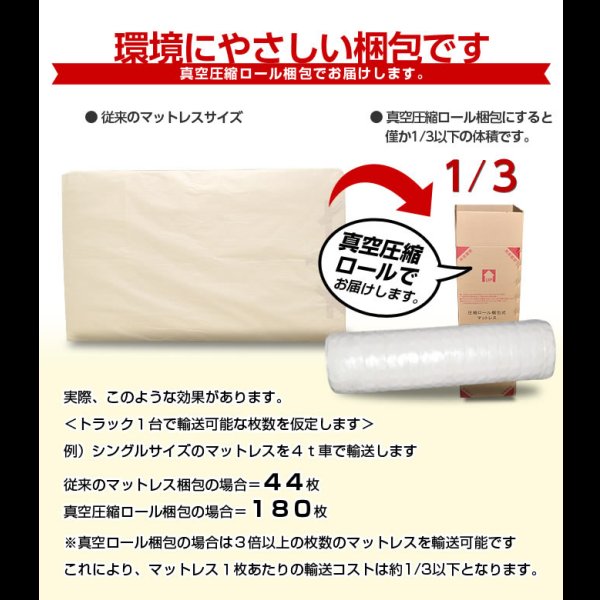画像6: 高級ホテル仕様スリムポケットコイル：選べる2ピロートップ：8サイズ (6)
