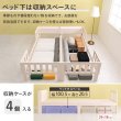 画像14: 連結もできるベッドガード付きロングサイズファミリーベッド【Clarisa】 (14)