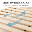 画像10: 大容量床下収納にも対応！簡単組立ヘッドレスベッド ハイタイプ【Darren】 (10)