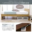 画像4: 簡単組立！工具不要ボルトレスベッド・ハイタイプ 日本製パネルベッド【Brandon】 (4)