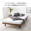 画像8: 頑丈すのこ採用ヘッドレスすのこベッド【Emelie】ローベッドにもなり敷布団も敷ける (8)