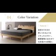 画像9: 木目がおしゃれでナチュラル感抜群！北欧デザインシンプルベッド 【Lithos】リトス (9)