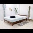 画像8: 日本製シンプル棚付き北欧デザイン脚付きベッド【Brianna-H】 (8)