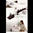 画像10: シンプルデザイン棚付きすのこベッド【Armas】高さ調整対応 (10)