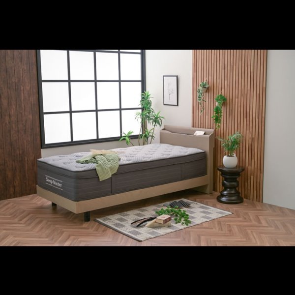 画像6: オーク突板仕様高級デザインすのこベッド【Bernt】 (6)