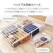 画像11: おしゃれな棚・コンセント付き強化スチールパイプベッド【Clemens】 (11)