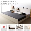 画像2: ヘッドボード収納付き連結対応ベッド【Sakti】シャクティ 高さ調整付き (2)