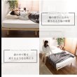 画像5: 3段階高さ調整付き総ヒノキベッド【Louisa】 価格訴求品 (5)