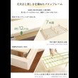 画像13: スライド棚・コンセント付きすのこベッド３段階高さ調整対応【Richard】 (13)
