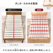 画像5: カントリー調デザイン頑丈すのこロングサイズベッド【Darla】高さ調整付き (5)