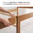 画像6: 寄り掛かりやすい傾斜デザイン簡単組立ベッド【Carlo】 (6)